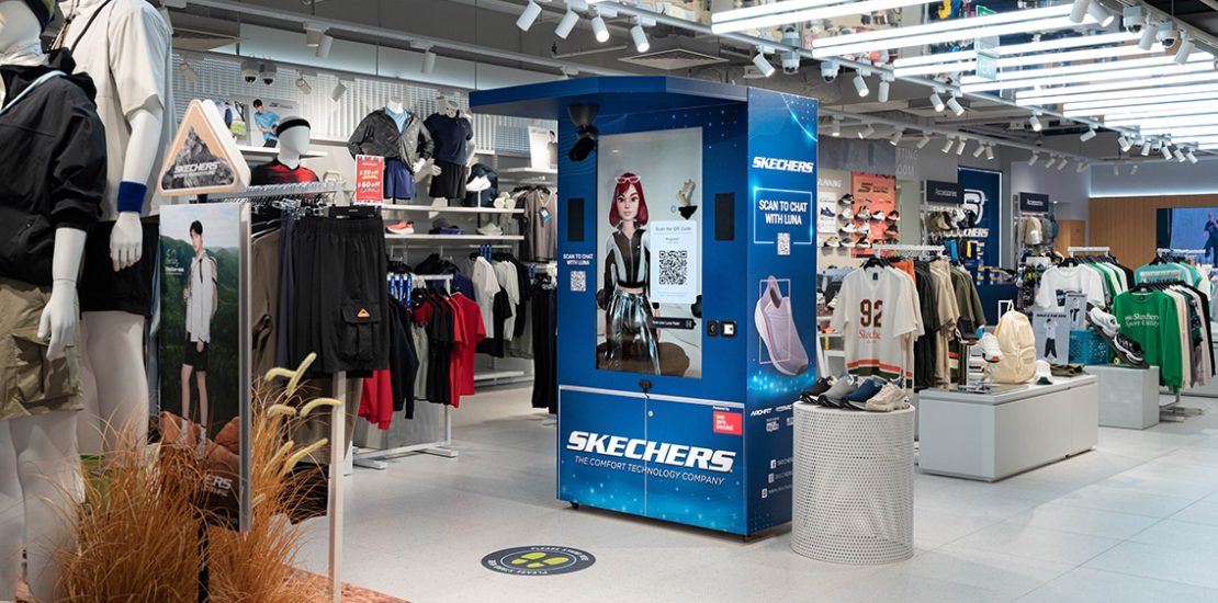 Skechers unveils AI-powered retail assistant ‘Luna’ at Punggol Coast Mall via We Are Social