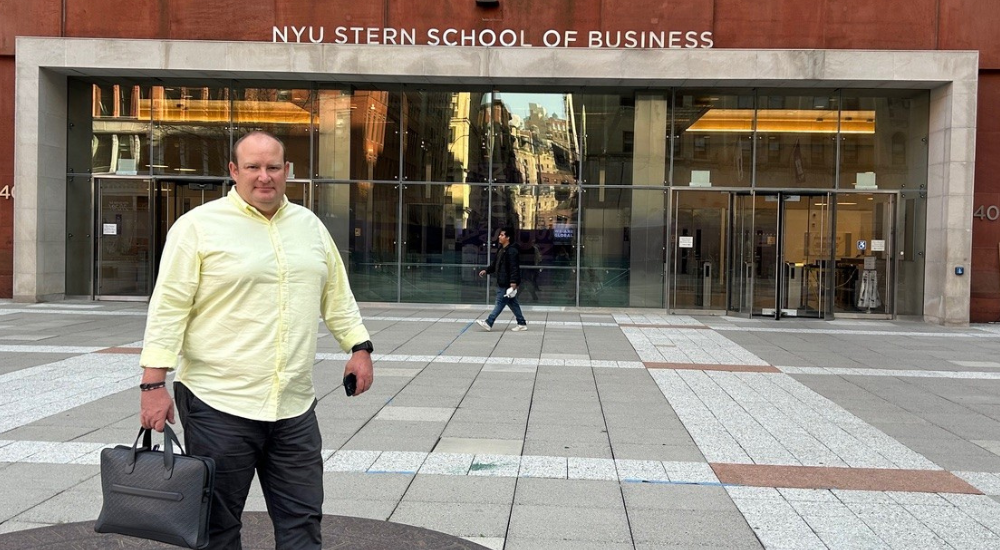 What did this broker learn at NYU Stern Business School?