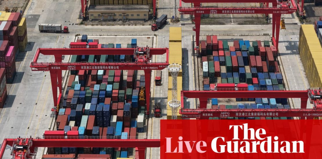 US and China officials to meet for trade talks in London – business live | Business