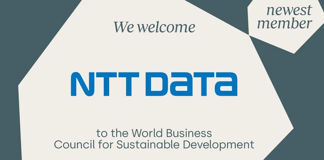 New Member _NTT DATA Joins the World Business Council for Sustainable Development (WBCSD)