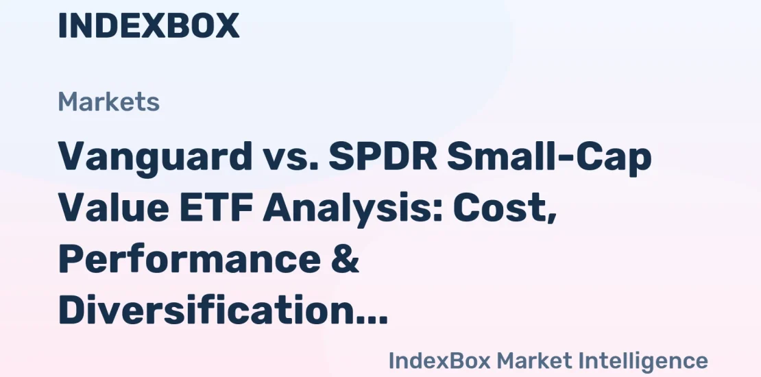 Vanguard vs. SPDR Small-Cap Value ETF Comparison 2026: Key Differences - News and Statistics