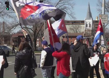 Protesters rally at Capitol for democracy in Cuba amid economic crisis